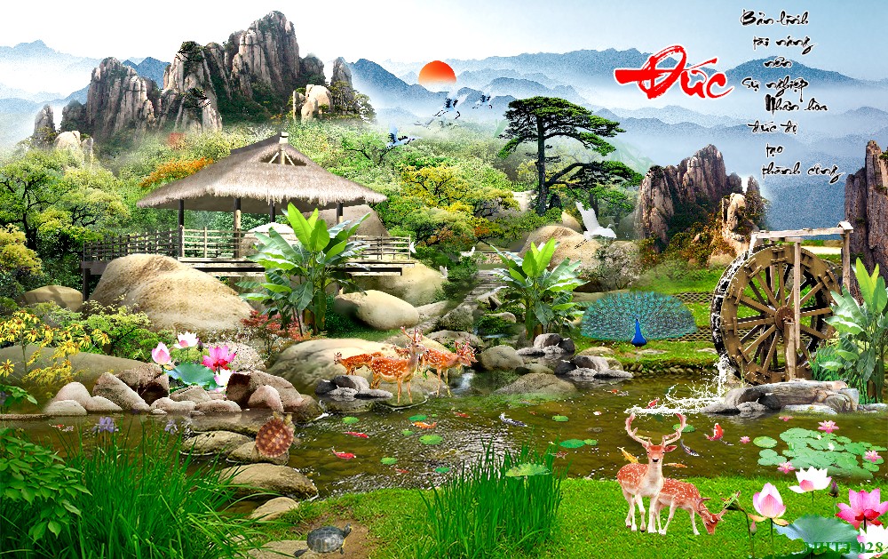 Phong cảnh sơn thủy hữu tình MHT2-028